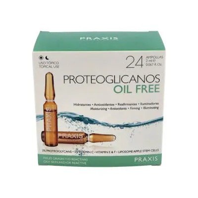 Proteoglicanos oil free 24 ampollas, Praxis