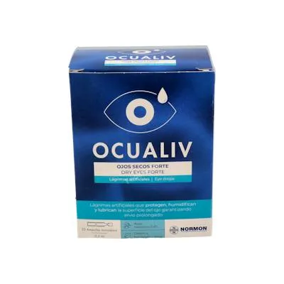 Yeux secs forte monodose, Ocualiv
