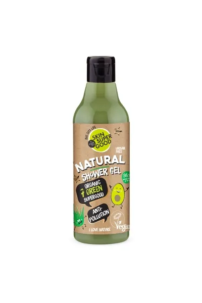 Gel de ducha natural «anti-pollution» 250 ml, Skin Super Good