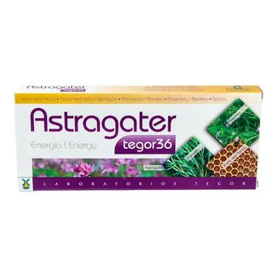 Astragater -36 (jalea real) 10 ampollas, Tegor