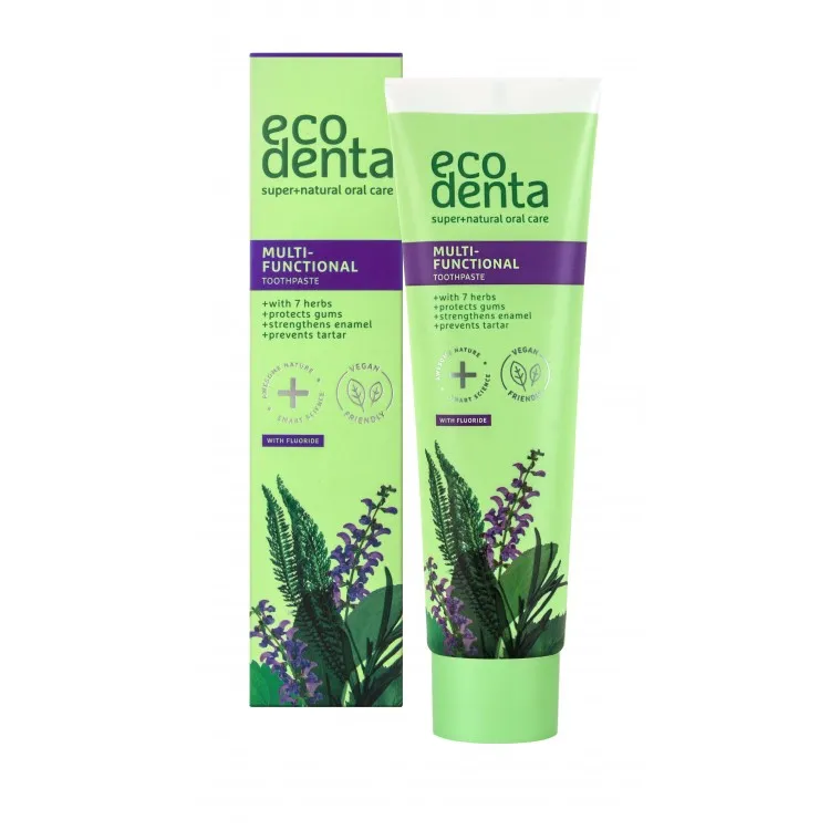 Pasta de Dientes Multifuncional 7 Hierbas 100 ml, Ecodenta