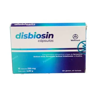 Disbiosin 15 cápsulas, Welmont