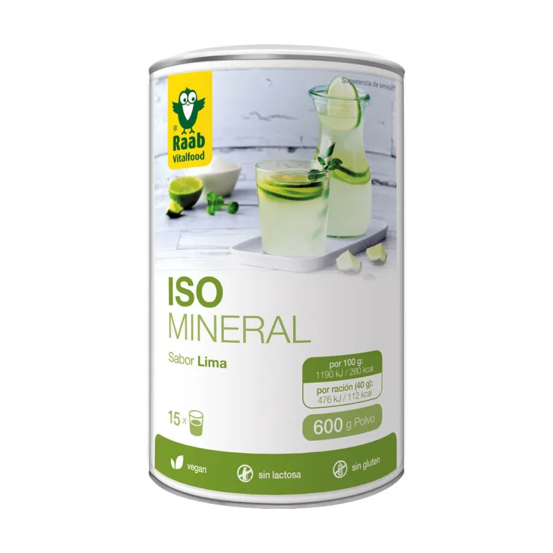 Isomineral lima polvo vitalfood 600 g, Raab