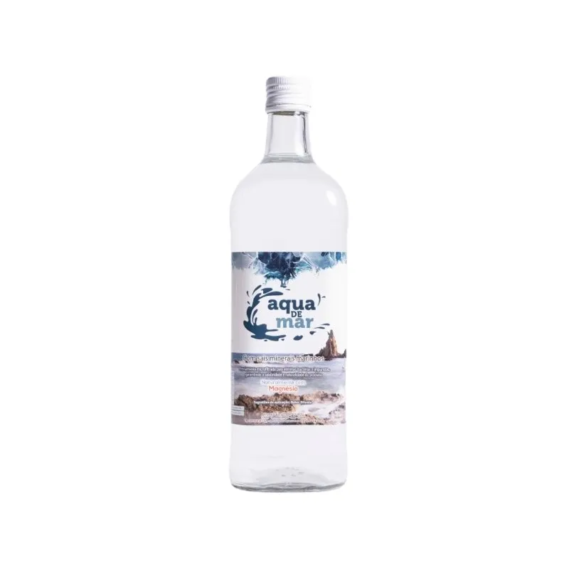 Agua de mar hipertonica vidrio 1 l, Vizmaraqua