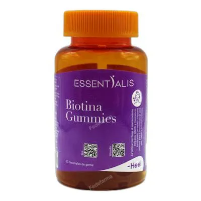 Essentialis biotina gummies de goma 60 caramelos, Heel