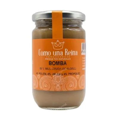 Bomba barattolo miele propoli polline pappa reale 400 g, Como Una Reina