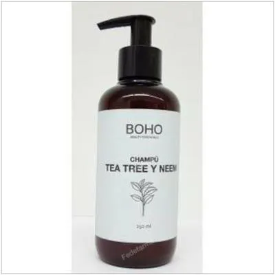 Champú de tea tree y neem BIO 250 ml, Boho