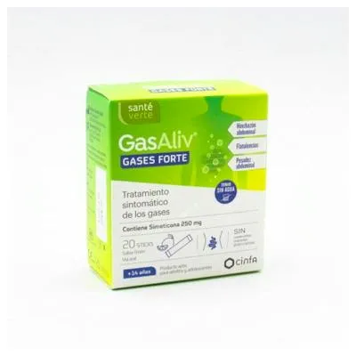 Gasaliv gases forte 250 mg 20 sobres, Sante Verte