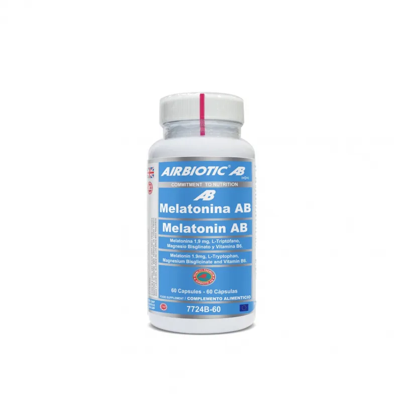Melatonina ab 1.9 mg 60 cápsulas, Airbiotic Ab