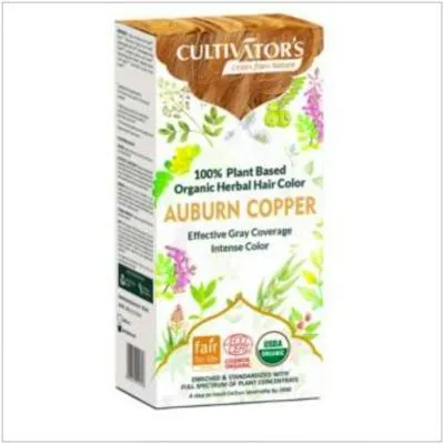 Cobrizo dorado tinte orgánico ecocert 100 g, Cultivators