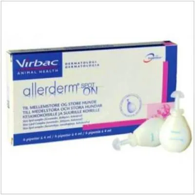 Allerderm spot-on perros >10 kg vet 6 x 4 ml, Virbac Vet