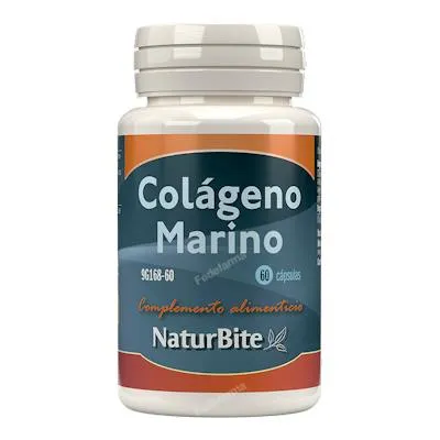 Colágeno marino 400 mg 60 cápsulas, Naturbite