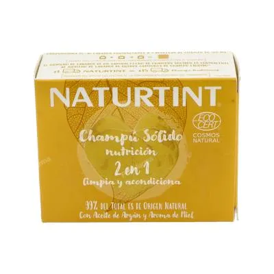 Champú y acondicionador solido 2en1 nutrición 75 g, Naturtint