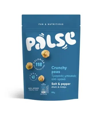 Erbsensnack mit Salz und Pfeffer 85 g, Palse