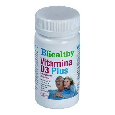 Bhealthy vitamina D3 plus 60 cápsulas, Biover