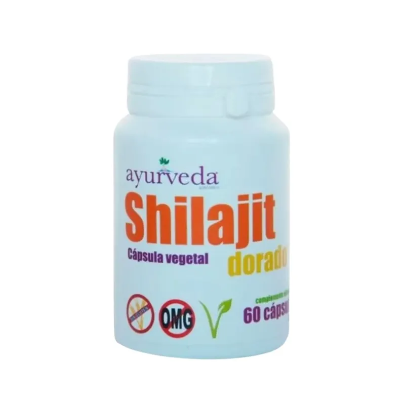 Shilajit dorado 60 cápsulas, Ayurveda