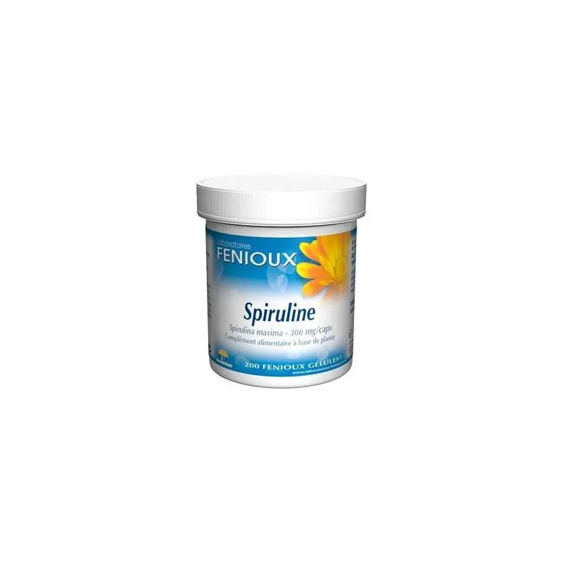 Spirulina 300 mg 200 capsules, Fenioux