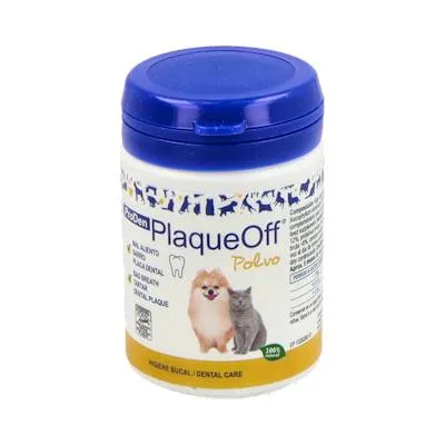 Plaque off polvo perro/gato 60 g, Swedencare Vet