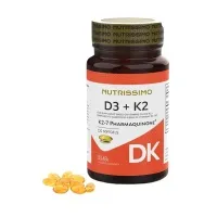 D3+K2 pharmaquinone 120 cápsulas, Nutrissimo