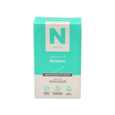 Jabón glicerina neutro 100 g, Sanasur