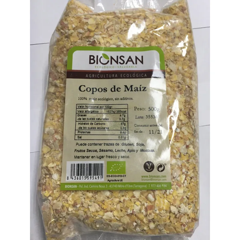 Bio-Maisflocken 500 g, Bionsan