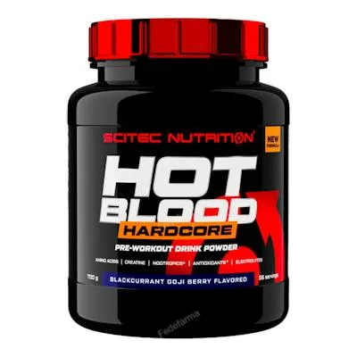 Hot blood hardcore frutos rojos 700 g, Scitec Nutrition