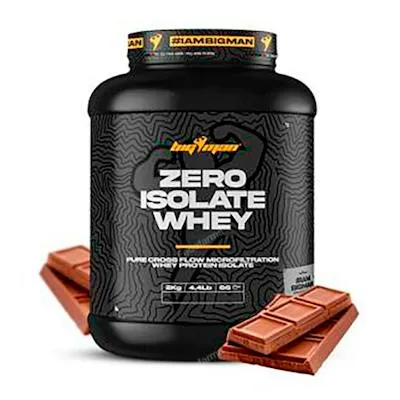 Zero whey protein isolate (4,4 lbs) chocolate 2 kg, Bigman