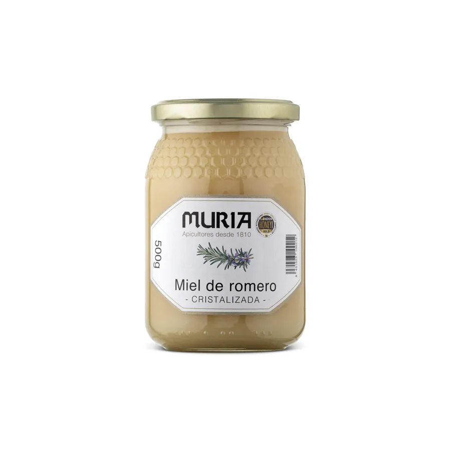 Tarro de Miel Romero cruda 500 g, Muria