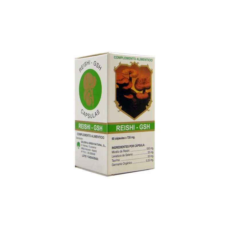 Reishi gsh 60 cápsulas, Golden Green