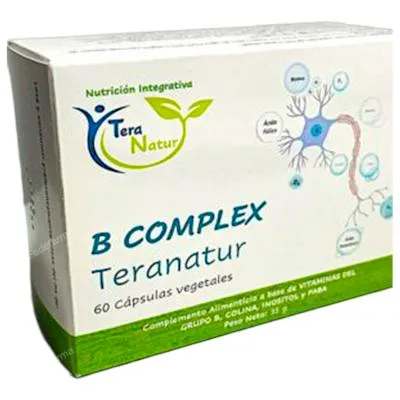 B complex 60 cápsulas vegetales, Teranatur