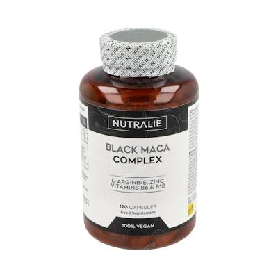 Maca NEGRA+B6+B12+ZINC complex 120 cápsulas, Nutralie