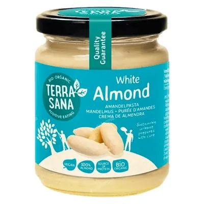 Biologische witte amandelcrème 500 g, Terrasana