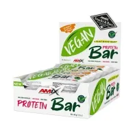 Barritas veganas protein cacahuete 20 x 45 g, Amix