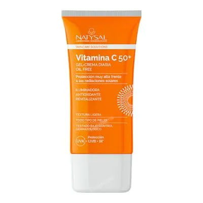 Crema vitamina C tubo 50+50 ml, Natysal