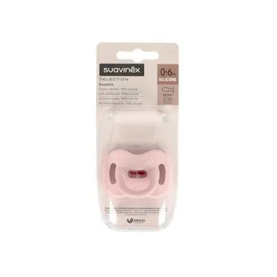 Chupeta tetina fisiológica tudo silicone 0-6 ml 1 uds., Suavinex