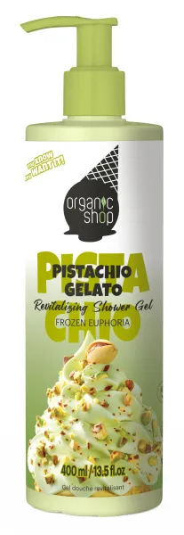 Ice gel de ducha revitalizante «helado de pistacho» 400 ml, Organic Shop