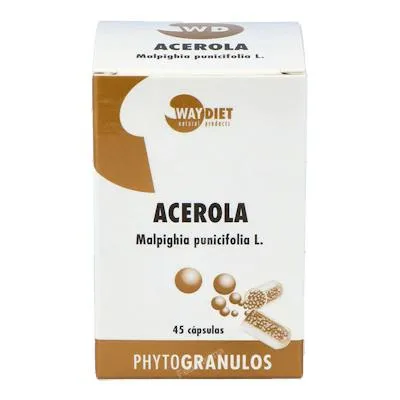 Acerola vitamina C 45 cápsule, Waydiet Natural Products