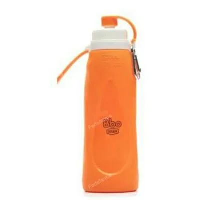 Botella silicona plegable naranja BBO17.500.N 500 ml, Irisana