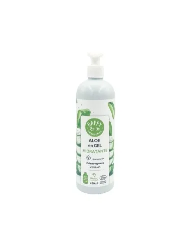 Hydraterende aloë vera gel happybio 450 ml, Happy Bio