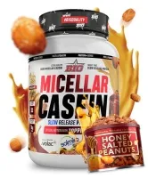 Micellar casein bits honey salted peanut 1 kg, Big