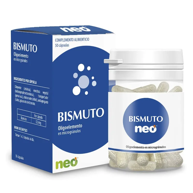 Bismuto 50 cápsulas, Neo
