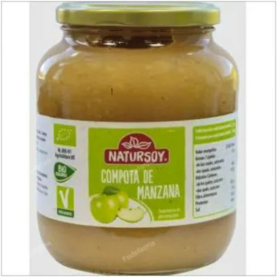 Compota de manzana BIO 700 g, Natursoy