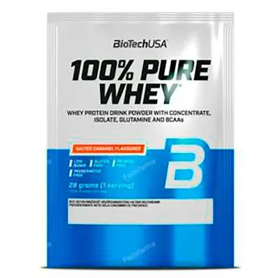 100% puré whey caramelo salado 28 g, Biotechusa