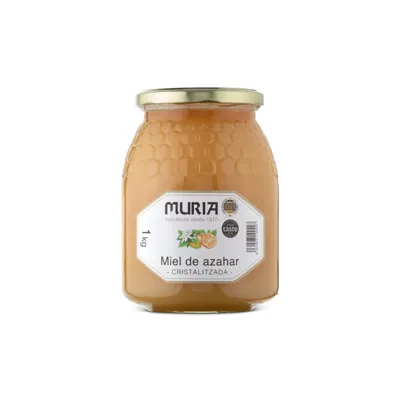Tarro de miel Azahar cruda 1 kg, Muria