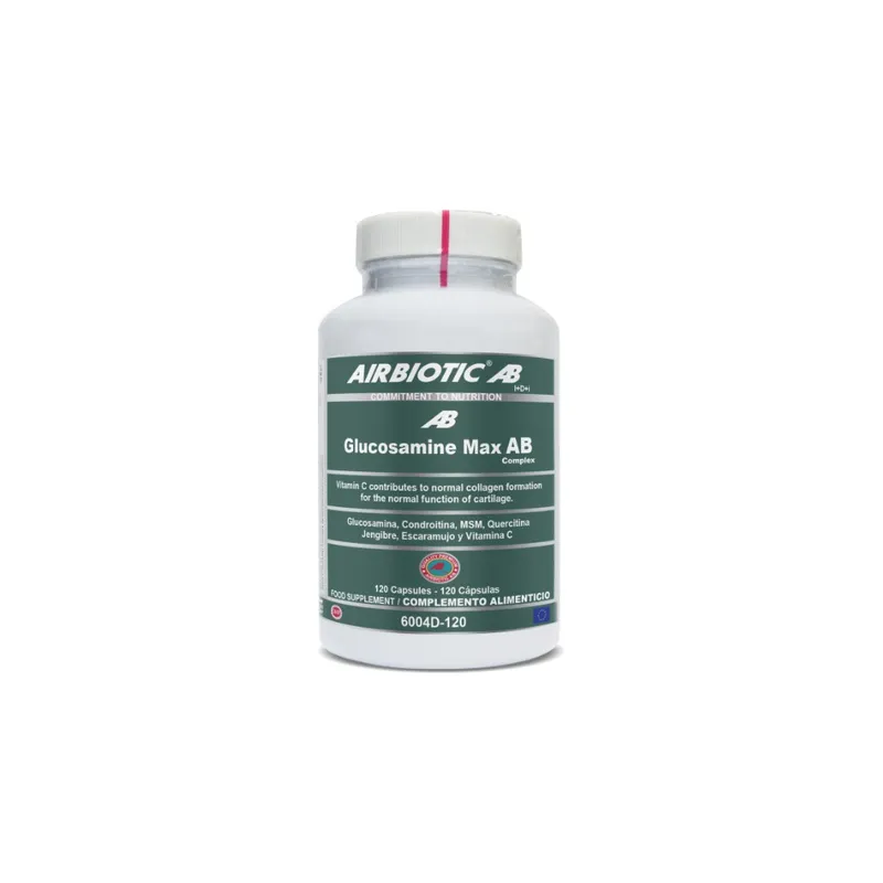 Glucosamina max 120 cápsulas, Airbiotic Ab