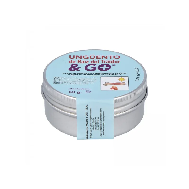 Pharma & go unguento raíz del traidor quemaduras 50 g, Pharma&go