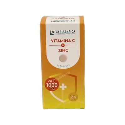 Vitamina C + zinc 60 comprimidos, La Pirenaica