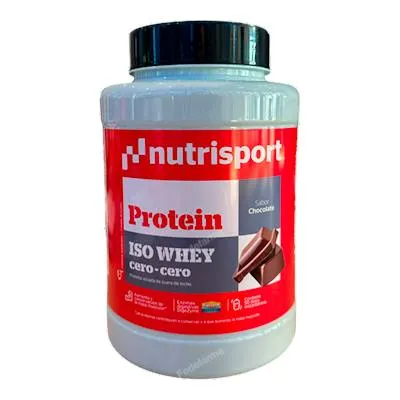 Iso whey zéro zéro chocolat 900 g, Nutrisport