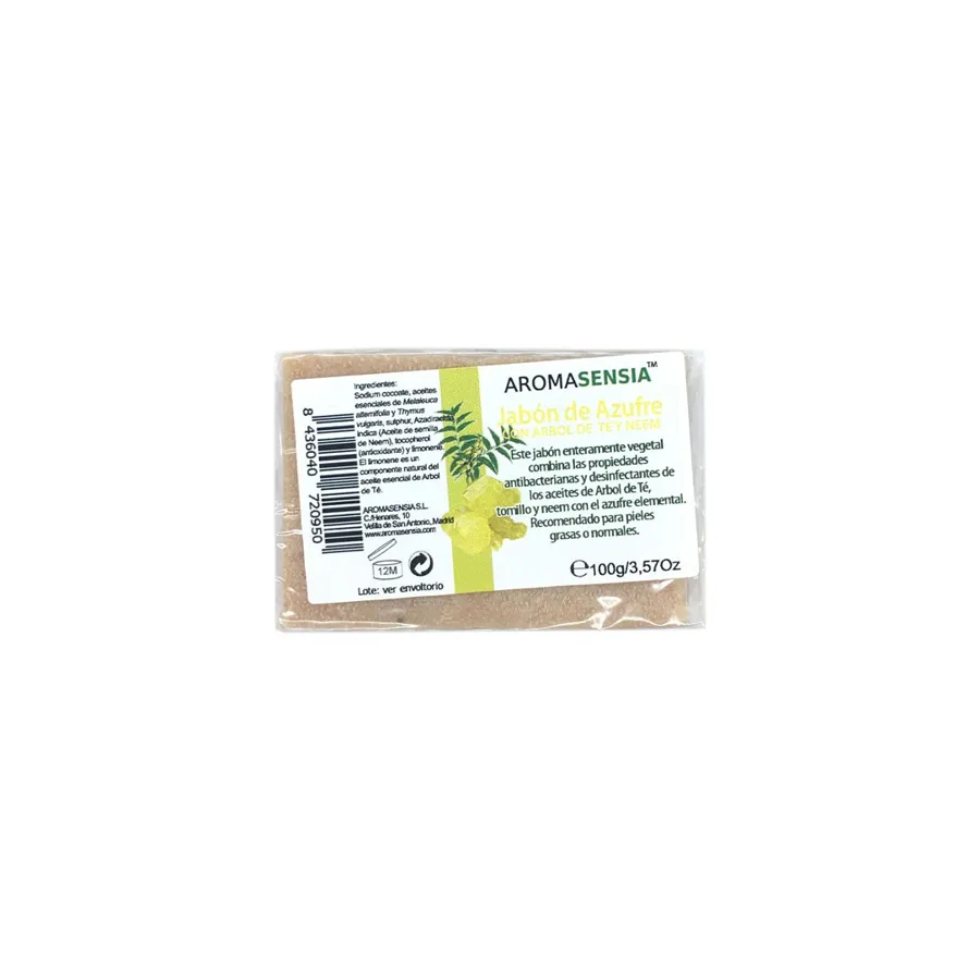 Jabón de azufre 100 g, Aromasensia