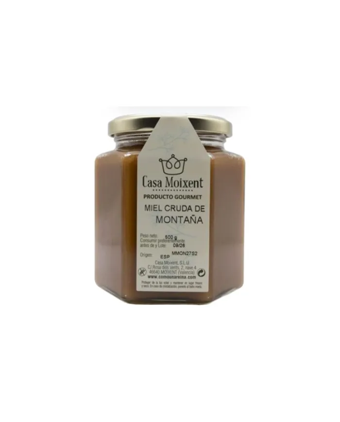 Miel cruda de montaña 500 g, Casa Moixent